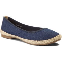 Espadryle JENNY FAIRY WYL1233S-3. Niebieskie espadryle Jenny Fairy, bez wzorów, z materiału, bez obcasa, bez zapięcia. W wyprzedaży za 24.99 zł.