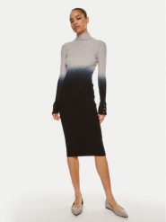 Liu Jo Sukienka dzianinowa WF4356 MA47P Szary Slim Fit. Szare sukienki Liu Jo, s, bez wzorów, z dzianiny, bez kołnierzyka, bez ramiączek. Za 439.99 zł.