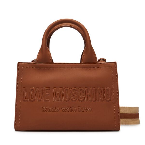 Torebka LOVE MOSCHINO. Brązowe torebki klasyczne Love Moschino, bez wzorów, bez dodatków. Za 522.99 zł.
