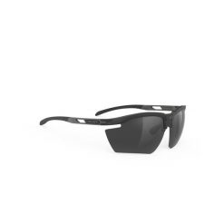 Okulary Rudy Project MAGNUS BLACK MATTE - Smoke Black. Brązowe okulary przeciwsłoneczne Rudy Project, bez wzorów, sportowe. W wyprzedaży za 655.00 zł.