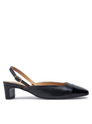 ALOHAS Sandały Lindy Bliss S100430 Czarny. Czarne sandały ALOHAS, bez wzorów, ze skóry, bez obcasa, na słupku, bez zapięcia. Za 339.99 zł.