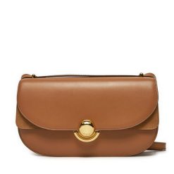 Torebka Furla. Brązowe listonoszki Furla, bez wzorów, bez dodatków. Za 1,469.00 zł.