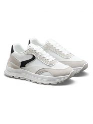 C'M Sneakersy w kolorze biało-szarym rozmiar: 36. Białe trampki C'M, bez wzorów, bez zapięcia. Za 119.68 zł.