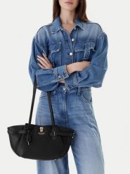 Guess Torebka Yesba HWBG78 33080 Czarny. Czarne torebki klasyczne Guess, z aplikacjami, ze skóry, bez dodatków. Za 639.99 zł.