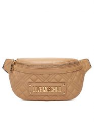 LOVE MOSCHINO Saszetka nerka JC4003PP0NLA0104 Beżowy. Brązowe torebki klasyczne Love Moschino, bez wzorów, ze skóry, bez dodatków. Za 689.99 zł.