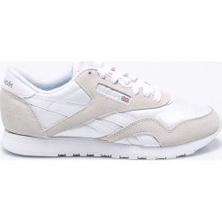 Reebok Classic - Buty Nylon White Light. Białe obuwie sportowe Reebok Classic, z gumy, bez zapięcia, Reebok Classic. W wyprzedaży za 199.90 zł.