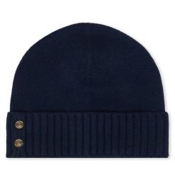 Czapka LAUREN RALPH LAUREN. Niebieskie czapki Lauren Ralph Lauren, bez wzorów. Za 419.99 zł.