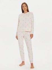 United Colors Of Benetton Piżama 360T3P030 Różowy Regular Fit. Czerwone piżamy United Colors of Benetton, bez wzorów, z syntetyku, bez ramiączek. Za 159.99 zł.