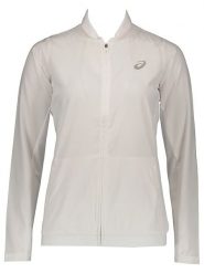 Asics Kurtka funkcyjna w kolorze białym rozmiar: S. Białe kurtki sportowe Asics, s, bez wzorów, z materiału, bez kaptura, outdoorowe. Za 65.54 zł.