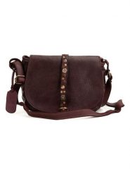 Anna Morellini Skórzana torebka "Luigia" w kolorze bordowym - 23 x 19 x 9 cm rozmiar: onesize. Czerwone torby na ramię Anna Morellini, bez wzorów, z materiału, na ramię, bez dodatków. Za 384.71 zł.