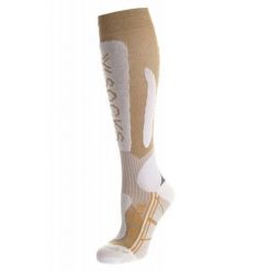 Skarpety narciarskie damskie X-Socks Ski Metal białe. Białe skarpety X Socks, bez wzorów, z elastanu. Za 70.49 zł.