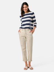 EDITION Spodnie chino w kolorze beżowym rozmiar: 44. Brązowe spodnie materiałowe EDITION, na co dzień, bez wzorów, z tkaniny. Za 250.95 zł.
