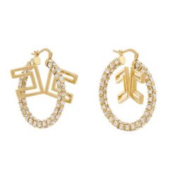 Kolczyki Elisabetta Franchi. Żółte kolczyki Elisabetta Franchi, złote. Za 1,409.00 zł.