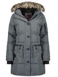 Canadian Peak Parka "Axelus" w kolorze szarym rozmiar: S. Szare parki Canadian Peak, s, bez kaptura. Za 228.92 zł.