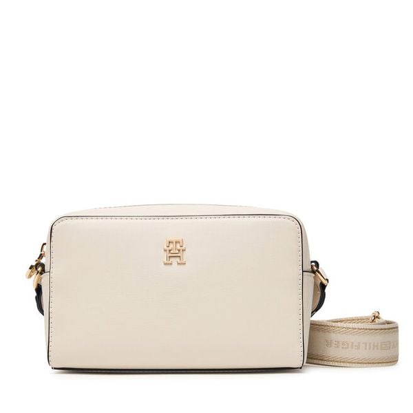 Torebka Tommy Hilfiger. Białe listonoszki TOMMY HILFIGER, bez wzorów, bez dodatków. Za 409.99 zł.