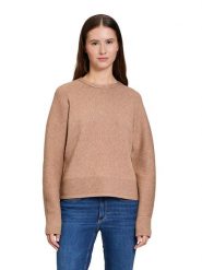 BETTY & CO Sweter w kolorze karmelowym rozmiar: 42. Brązowe swetry Betty & Co, bez wzorów, prążkowane, bez ramiączek. Za 122.38 zł.