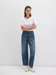 MAVI Dżinsy "Leila" - Comfort fit - w kolorze niebieskim rozmiar: W29/L30. Niebieskie jeansy Mavi, l, bez wzorów, z podwyższonym stanem. Za 134.95 zł.