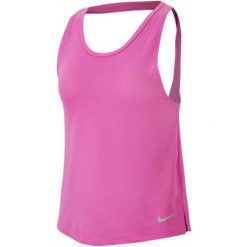 Damski top Nike Miler Tank - lekki i oddychający. Topy Nike, bez wzorów, bez kołnierzyka, bez ramiączek. Za 60.46 zł.