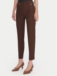 Maryley Spodnie materiałowe 25IB52Z/M17/43CO Brązowy Regular Fit. Brązowe spodnie materiałowe Maryley, m, bez wzorów, z materiału. Za 259.99 zł.
