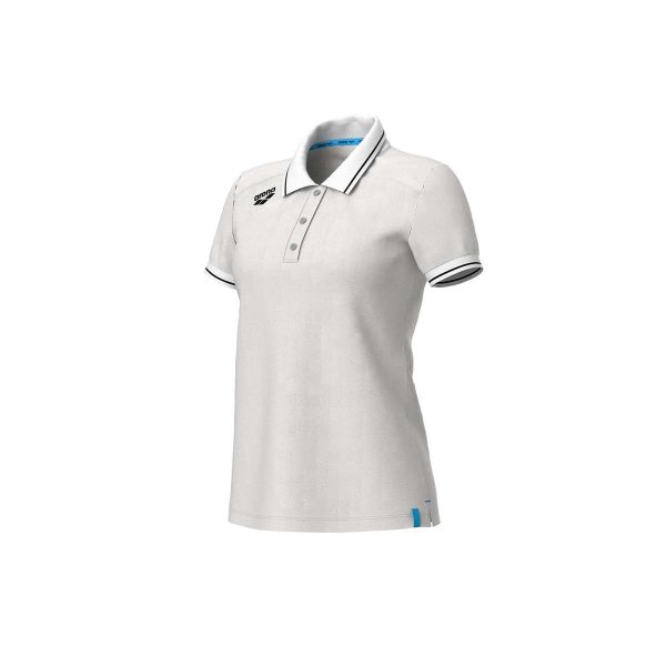 Koszulka polo damska Arena Team Polo shirt Solid Cotton. Białe bluzki Arena, xl, bez wzorów, z bawełny, sportowe, bez kołnierzyka, bez ramiączek. Za 239.00 zł.