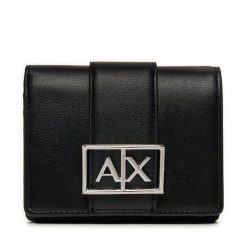 Portfel Armani Exchange. Czarne portfele Armani Exchange, bez wzorów. Za 329.99 zł.
