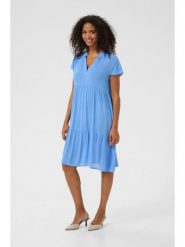 Kaffe Sukienka w kolorze błękitnym rozmiar: 38. Niebieskie sukienki Kaffe, na co dzień, s, bez wzorów, z wiskozy, klasyczne, bez kołnierzyka, bez ramiączek, midi, proste. Za 110.55 zł.