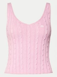 MVP Wardrobe Sweter MVPE4MK009.0XXXXXX Różowy Classic Fit. Czerwone swetry MVP Wardrobe, bez wzorów, z bawełny, bez ramiączek. Za 529.99 zł.
