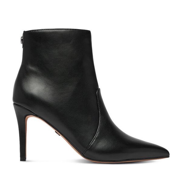 Botki Nine West. Czarne botki Nine West, bez wzorów, bez obcasa, na szpilce, bez zapięcia. Za 279.99 zł.