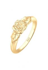 Elli Damska obrączka symbol róży Floral Vintage Look w srebrze 925 Sterling Silver Pierścionki 1 ct Damski. Szare pierścionki Elli, srebrne. Za 203.99 zł.