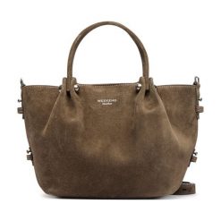 Torebka Weekend Max Mara. Szare torebki klasyczne Weekend Max Mara, bez wzorów, bez dodatków. Za 2,479.00 zł.