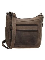 HIDE & STITCHES Skórzana torebka w kolorze brązowym - 24 x 22 x 10 cm rozmiar: onesize. Brązowe torby na ramię HIDE & STITCHES, bez wzorów, z materiału, na ramię, bez dodatków. Za 230.59 zł.