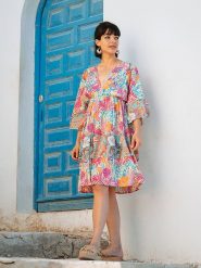 Isla Bonita by SIGRIS Sukienka ze wzorem rozmiar: M. Sukienki Isla Bonita by SIGRIS, na co dzień, m, bez wzorów, z bawełny, bez kołnierzyka, bez ramiączek, midi, proste. Za 190.18 zł.