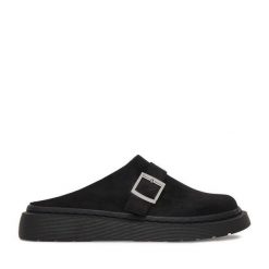 Klapki DeeZee. Czarne klapki DeeZee, bez wzorów, bez obcasa. Za 139.99 zł.