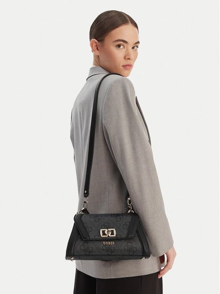 Guess Torebka 180458 Czarny. Szare torebki klasyczne Guess, z aplikacjami, ze skóry, bez dodatków. Za 589.99 zł.