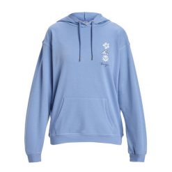 Bluza z kapturem damska SURF STOKED. Fioletowe bluzy Roxy, na zimę, m, bez wzorów, z bawełny, z kapturem. Za 249.99 zł.