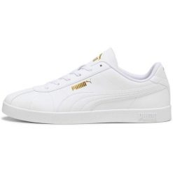 Buty sportowe Puma Club II SL. Białe obuwie sportowe Puma, z materiału, bez zapięcia, na fitness i siłownię. Za 214.99 zł.