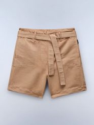 NAPAPIJRY Szorty "Nice" w kolorze jasnobrązowym rozmiar: XS. Brązowe szorty NAPAPIJRY, bez wzorów, z tkaniny. Za 184.46 zł.
