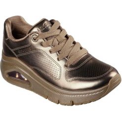 Buty sportowe damskie Skechers Uno Icon Lustrous Air. Brązowe obuwie sportowe Skechers, z syntetyku, bez zapięcia. Za 490.00 zł.