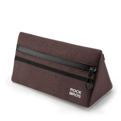 Torba na kierownicę roweru 1,3L, etui do przechowywania - Brązowa. Brązowe torby na ramię ROCKBROS, bez wzorów, z materiału, biznesowe, na ramię, bez dodatków. Za 79.60 zł.