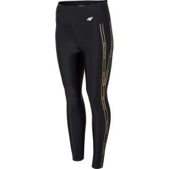 Legginsy treningowe damskie SPDF004 - głęboka czerń. Legginsy marki 4f. W wyprzedaży za 99.99 zł.