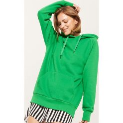Długa bluza z kapturem - Zielony. Bluzy sportowe marki House. W wyprzedaży za 49.99 zł.