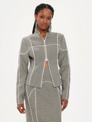Gestuz Bluza Pippa 10908665 Szary Slim Fit. Szare bluzy Gestuz, bez wzorów, z syntetyku, bez kaptura. Za 399.99 zł.