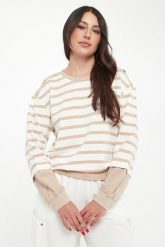 Bluza damska w paski LIU JO. Bluzy Liu Jo, l, bez wzorów, bez kaptura. Za 519.00 zł.