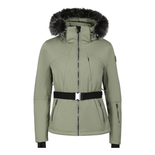 Kurtka damska narciarska softshellowa Alpine Pro Dowela 2. Zielone kurtki narciarskie Alpine Pro, bez wzorów, bez kaptura, narciarskie. W wyprzedaży za 729.00 zł.