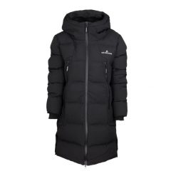 Kurtka damska płaszcz SNOW LEOPARD Primaloft. Czarne płaszcze BERGSON, na zimę, l, bez wzorów, z puchu, bez kaptura. W wyprzedaży za 719.00 zł.