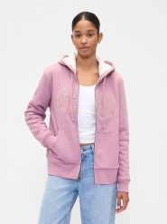 GAP Bluza w kolorze jasnoróżowym rozmiar: L. Różowe bluzy sportowe GAP, l, bez wzorów, bez kaptura. Za 198.56 zł.