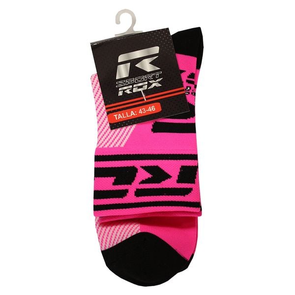 Skarpetki Rox R-running Step Medium Height Pink Flúor 35-38. Czerwone skarpety Roxy, bez wzorów, z dzianiny. Za 123.99 zł.