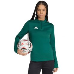 Bluza damska adidas Entrada 26 Training Top - zielona. Zielone bluzy Adidas, bez wzorów, z poliesteru, bez kaptura. Za 121.99 zł.