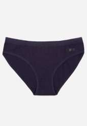 Granatowe Majtki Figi z Bawełną i Ozdobnymi Napisami Phioreia. Niebieskie figi Born2be, l, bez wzorów, z bawełny. Za 6.99 zł.