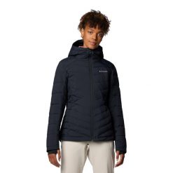 Kurtka sportowa damska Joy Peak Hooded Jacket W. Czarne kurtki sportowe Columbia, l, bez wzorów, z poliesteru, bez kaptura, trekkingowe. Za 1,006.00 zł.
